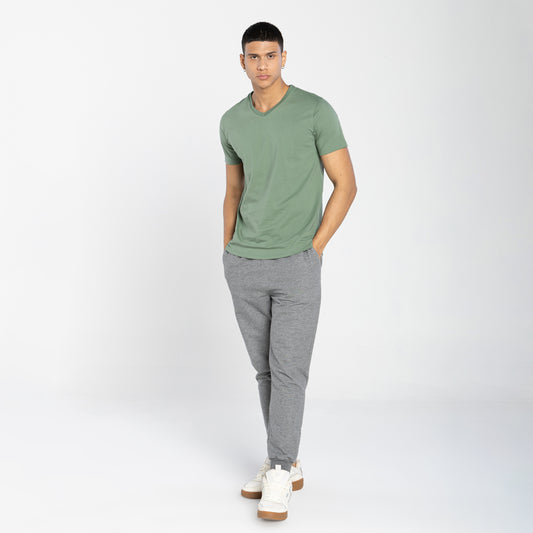 Tech T-Shirt Anti Odor Gola V Masculina - Verde Alecrim