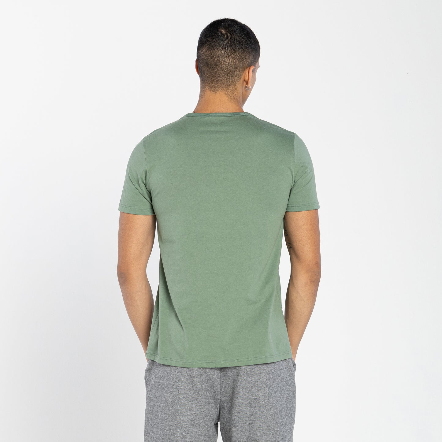 Tech T-Shirt Anti Odor Gola V Masculina - Verde Alecrim