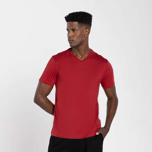 Tech T-Shirt Anti Odor Gola V Masculina - Vermelho Escarlate