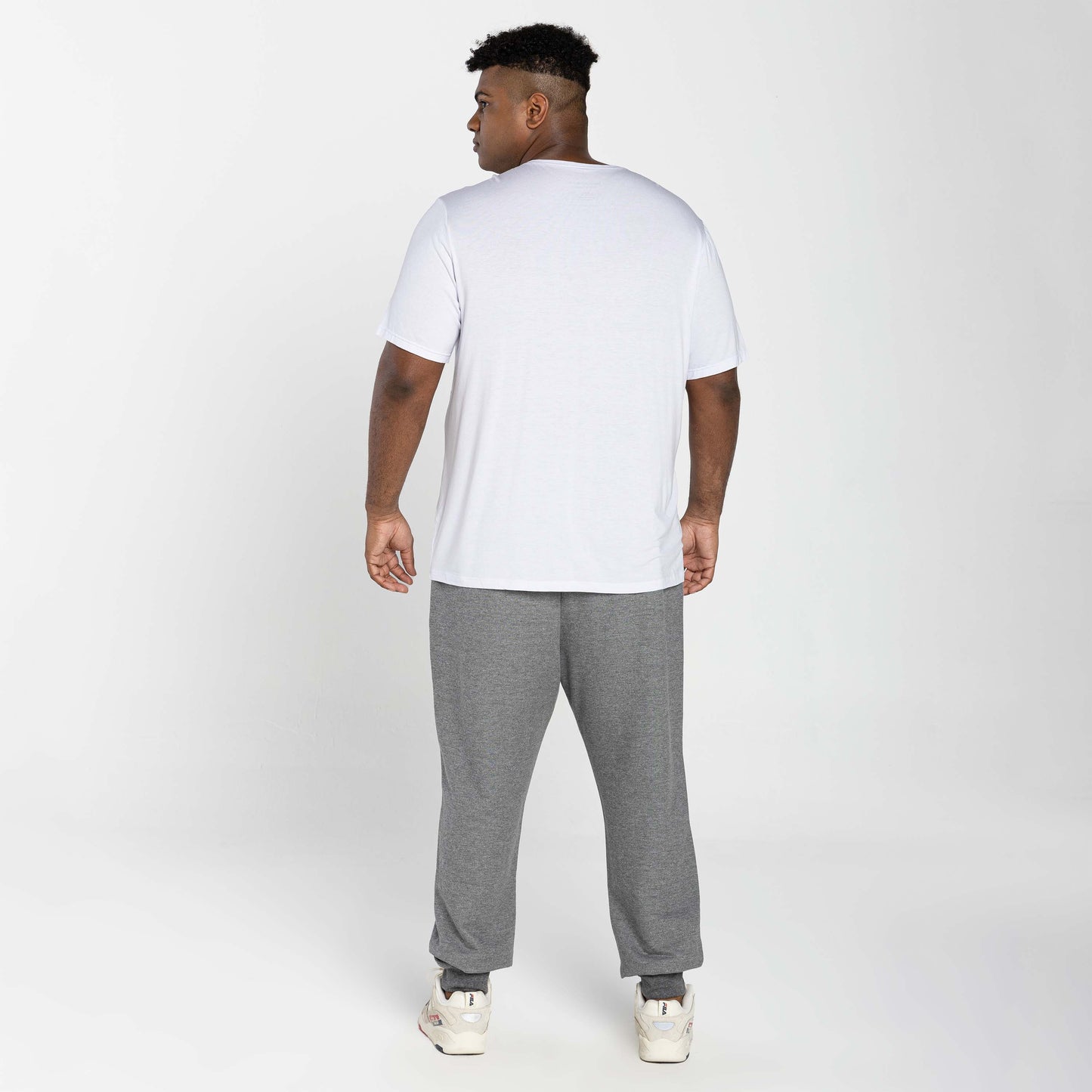 Tech T-Shirt Modal Gola V Plus Masculina - Branco