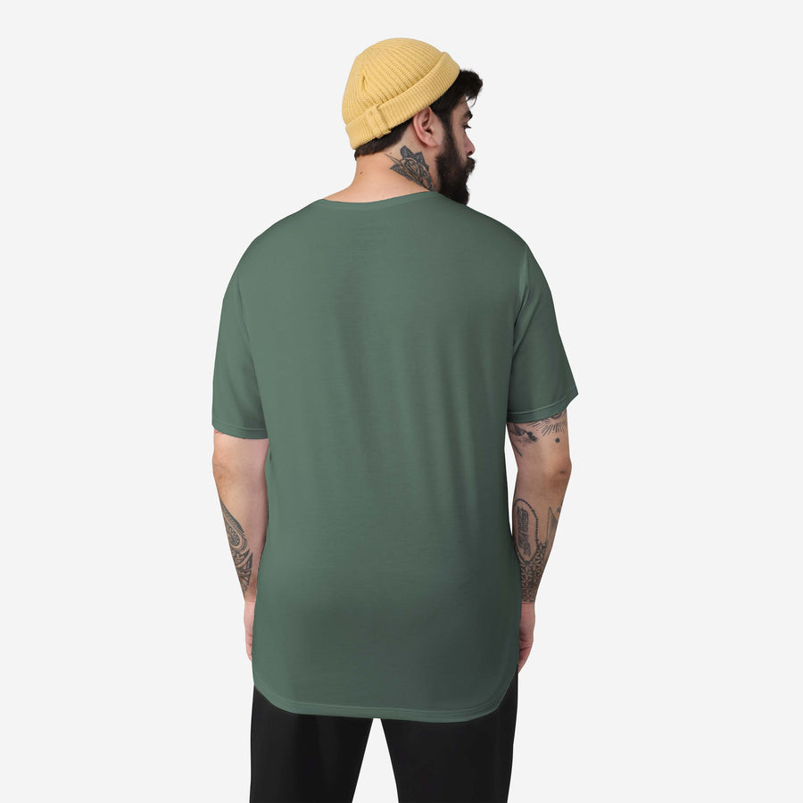 Tech T-Shirt Modal Gola V Plus Masculina - Verde Figo