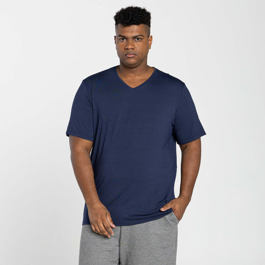 Tech T-Shirt Modal Gola V Plus Masculina - Azul Marinho