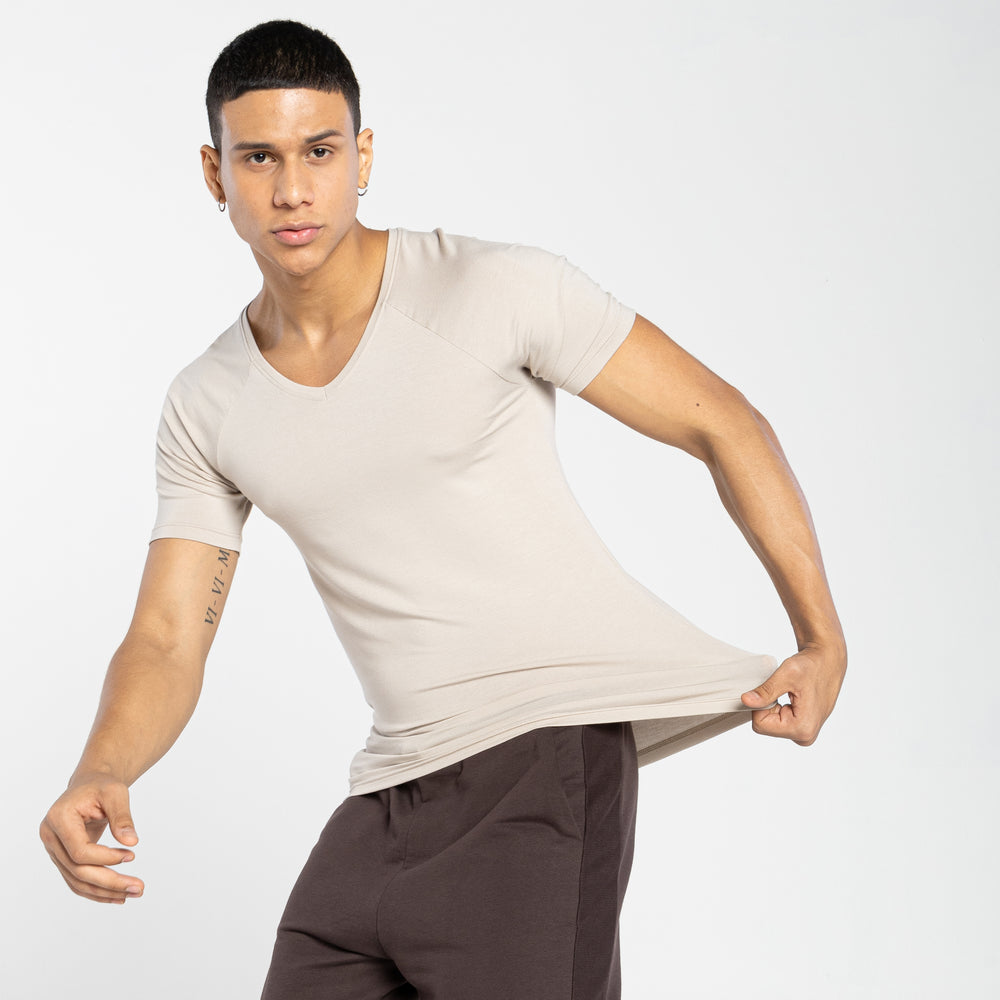 Tech Undershirt Modal - Bege Aveia