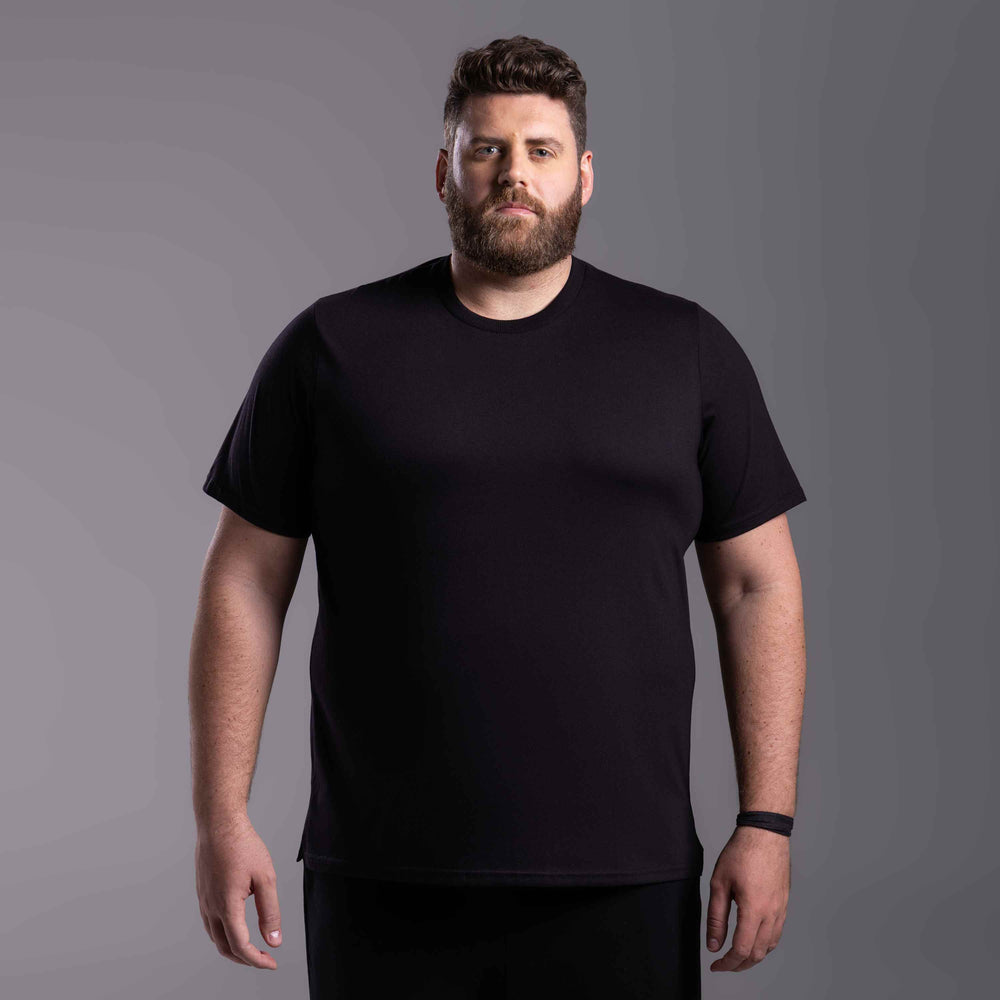 Tech T-Shirt Air Plus Masculina - Preto