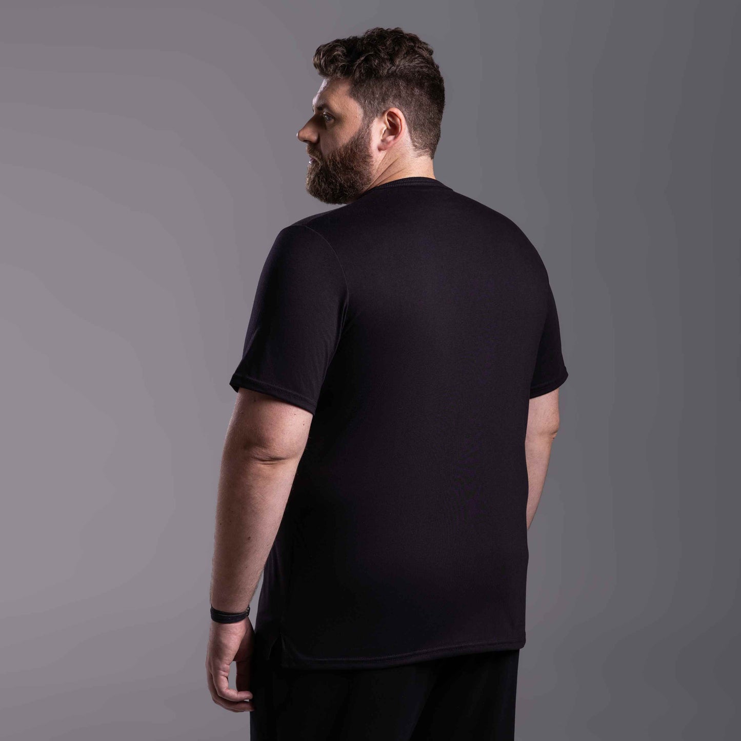 Tech T-Shirt Air Plus Masculina - Preto