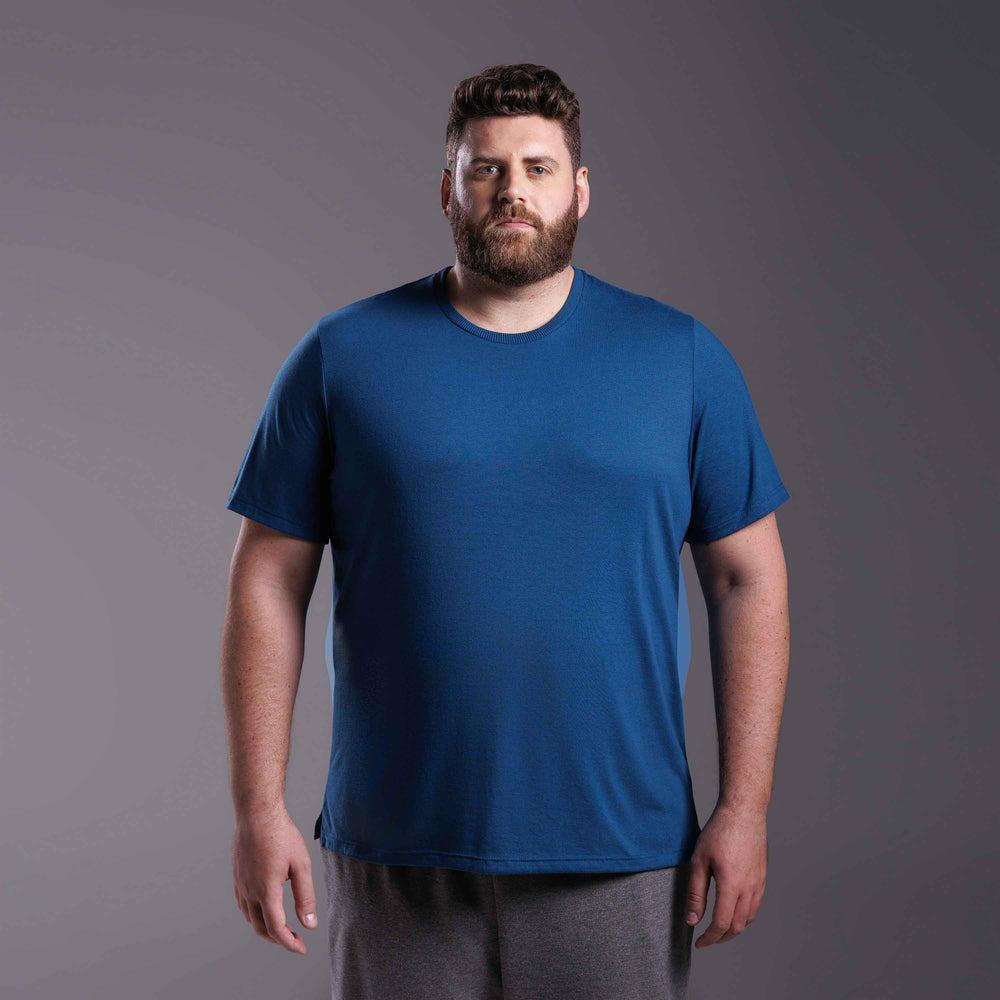 Tech T-Shirt Air Plus Masculina - Azul Mediterrâneo