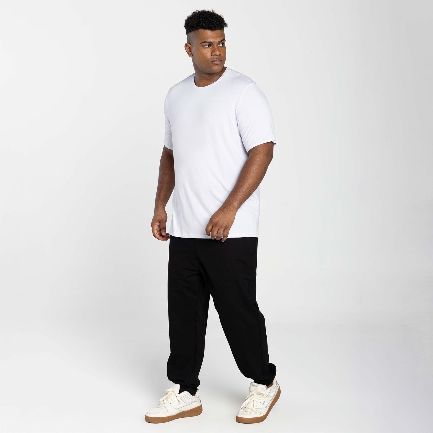 Tech T-Shirt Modal Plus Masculina - Branco