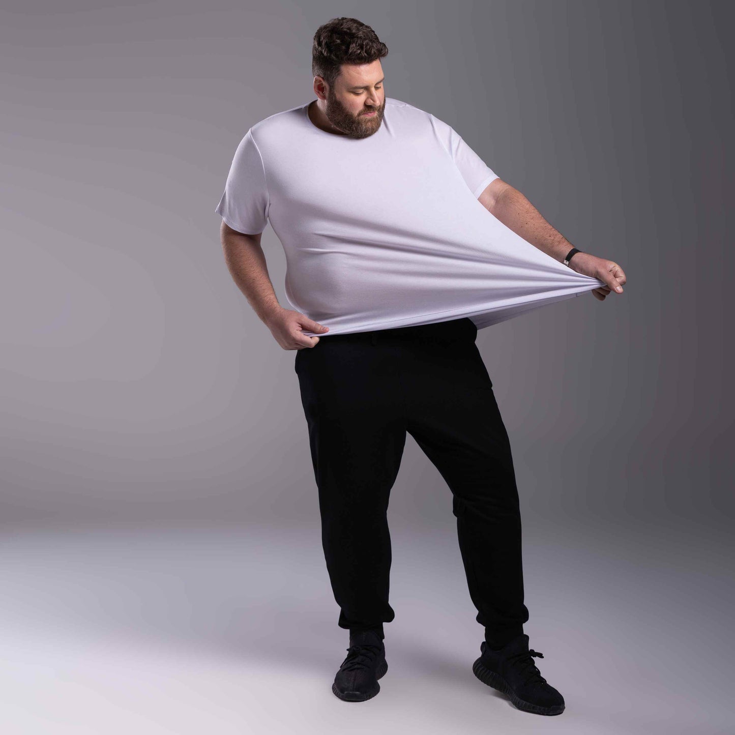 Tech T-Shirt Modal Plus Masculina - Branco