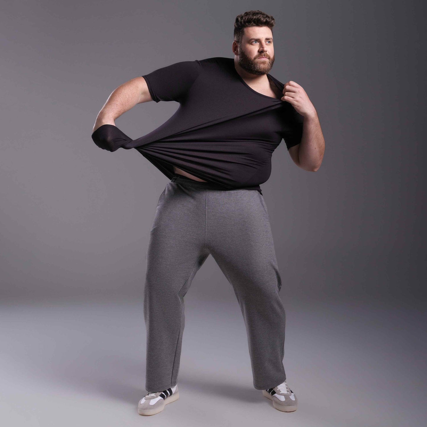 Tech T-Shirt Modal Plus Masculina - Preto