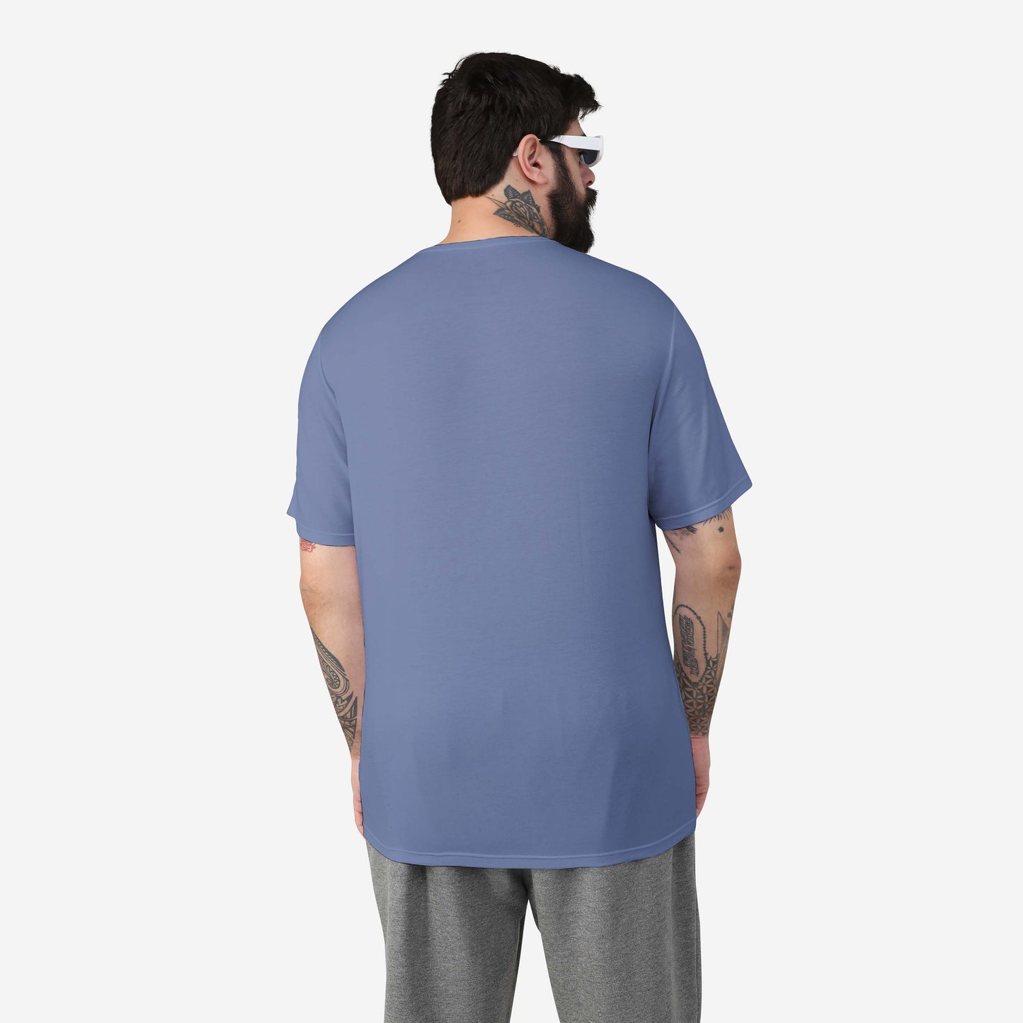 Tech T-Shirt Modal Plus Masculina - Azul Aviador