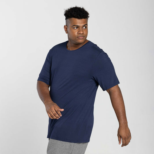 Tech T-Shirt Modal Plus Masculina - Azul Marinho