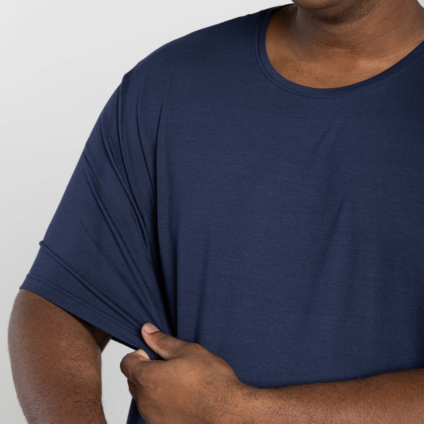 Tech T-Shirt Modal Plus Masculina - Azul Marinho