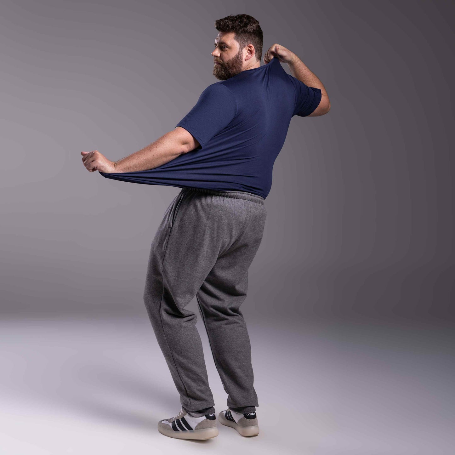 Tech T-Shirt Modal Plus Masculina - Azul Marinho