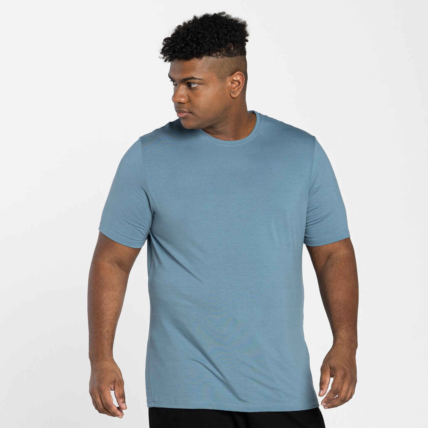 Tech T-Shirt Modal Plus Masculina - Azul Stone