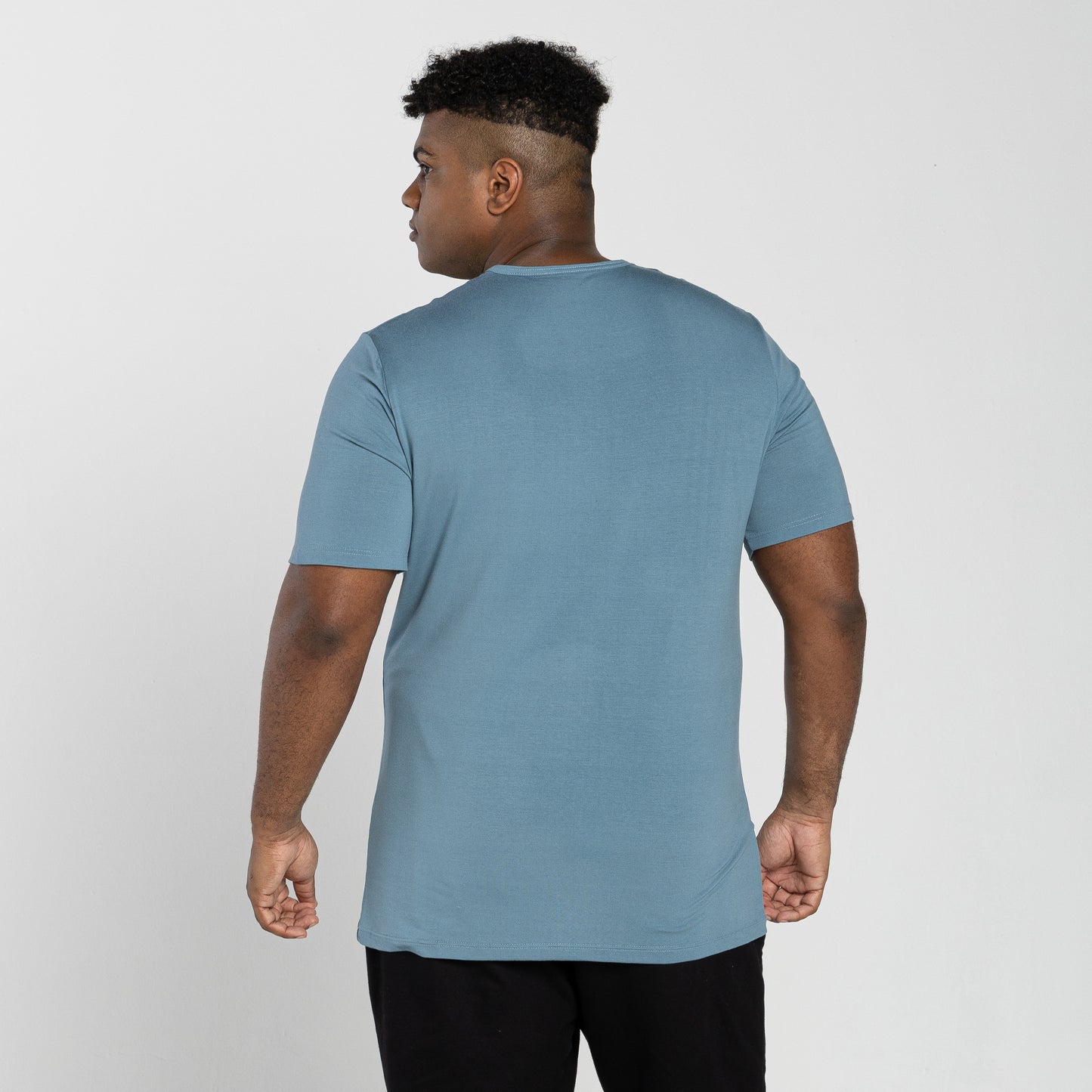 Tech T-Shirt Modal Plus Masculina - Azul Stone