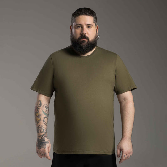 Tech T-Shirt Anti Odor Plus Masculina - Verde Tomilho