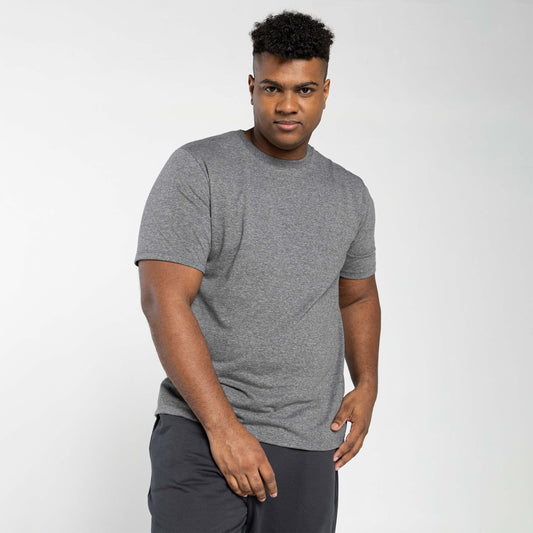 Tech T-Shirt Anti Odor Plus Masculina - Mescla Escuro