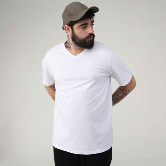 Tech T-shirt Impermeável Plus Masculina - Branco