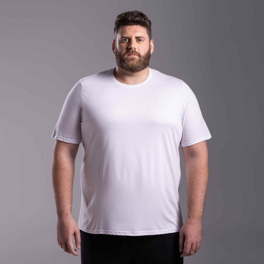 Tech T-shirt Impermeável Plus Masculina - Branco