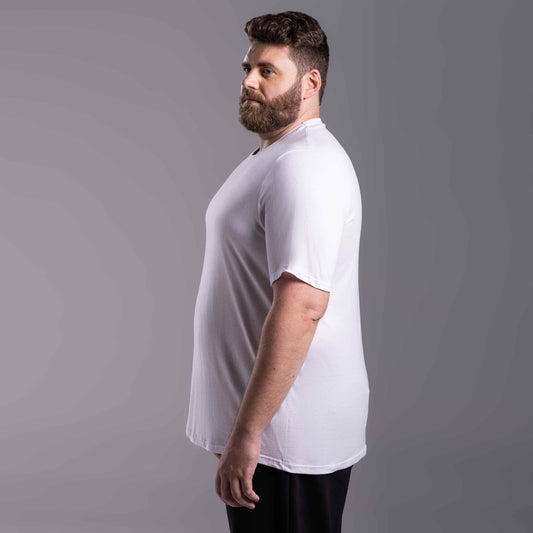 Tech T-shirt Impermeável Plus Masculina - Branco