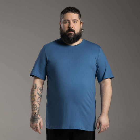 Tech T-shirt Impermeável Plus Masculina - Azul Ártico