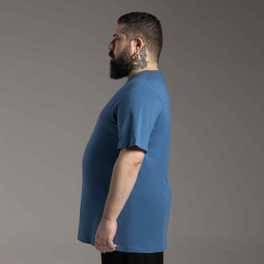 Tech T-shirt Impermeável Plus Masculina - Azul Ártico