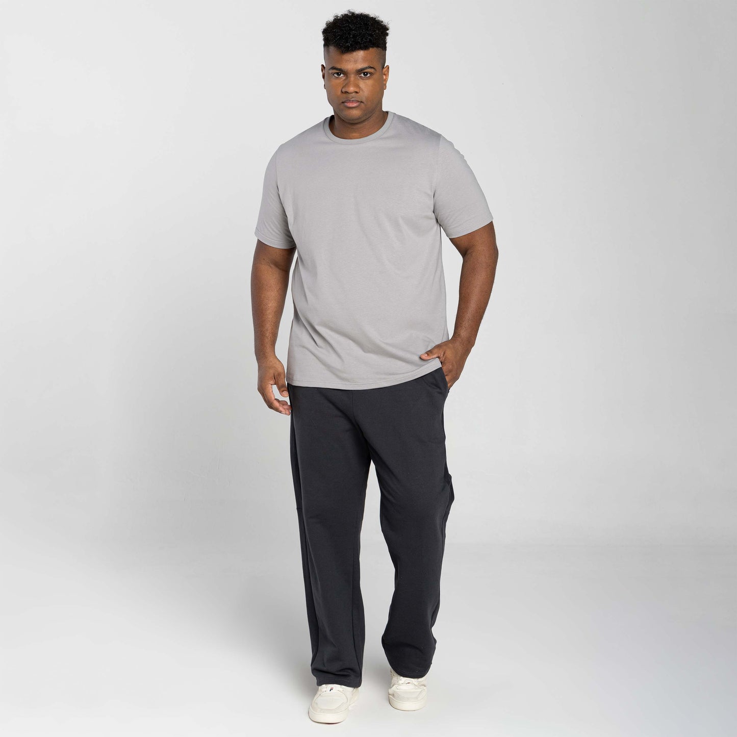 Tech T-shirt Impermeável Plus Masculina - Cinza Titanio