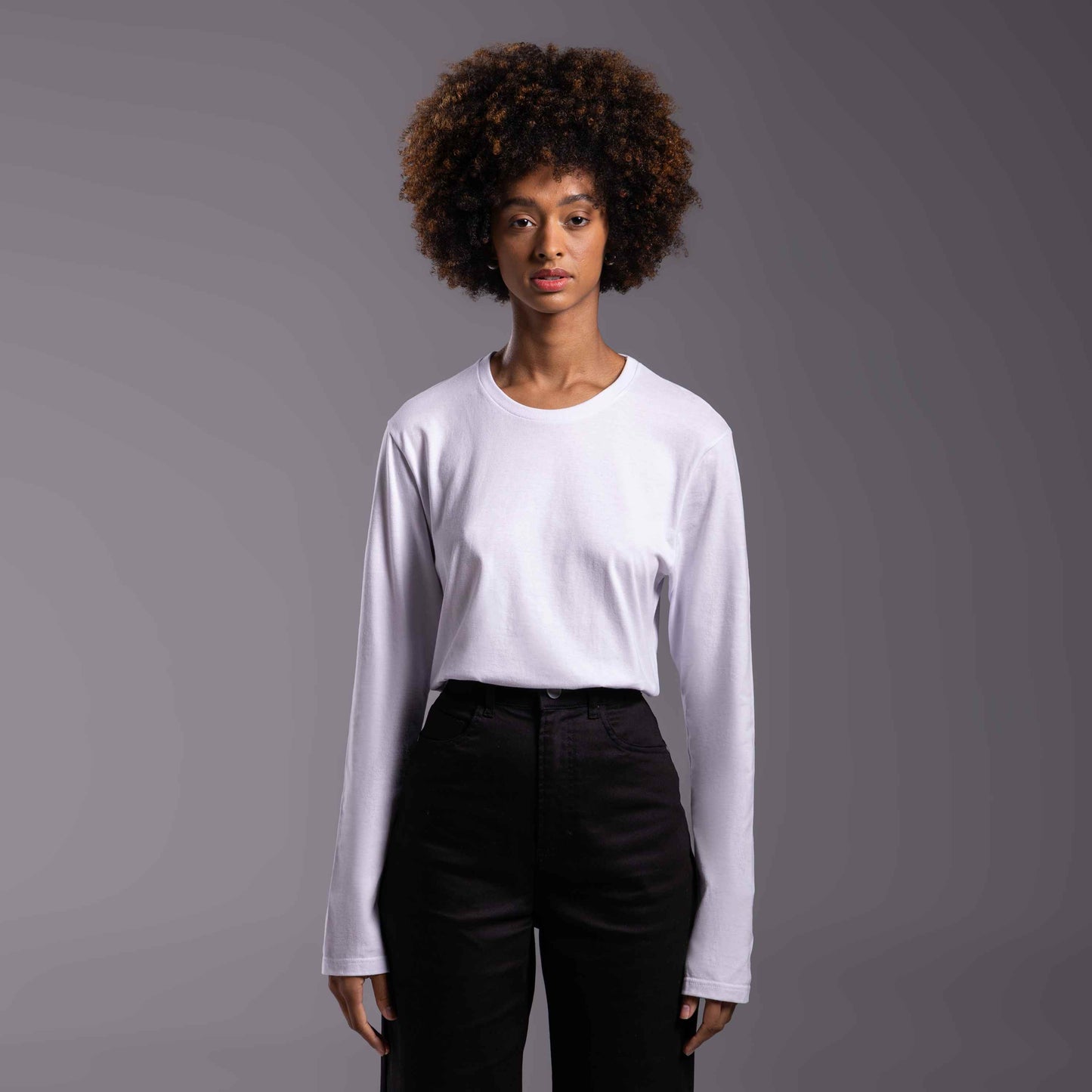 Tech T-Shirt UV Manga Longa Feminina - Branco