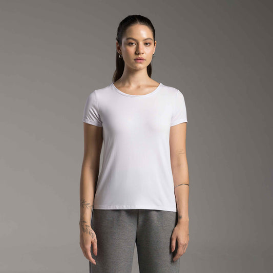 Tech T-Shirt Modal Feminina - Branco