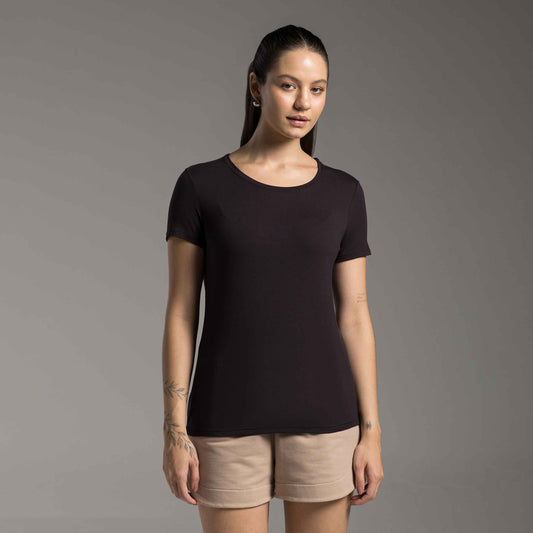 Tech T-Shirt Modal Feminina - Preto
