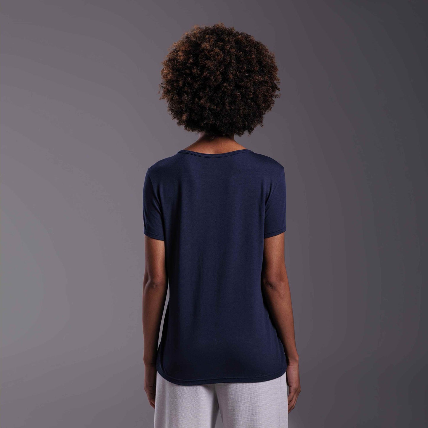 Tech T-Shirt Modal Feminina - Azul Marinho