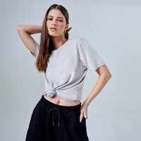 Tech T-Shirt Modal Feminina - Cinza Claro