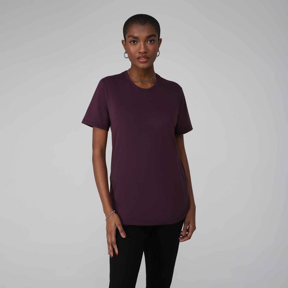 Tech T-Shirt Anti Odor Feminina - Roxo Ameixa