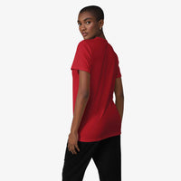 Tech T-Shirt Anti Odor Feminina - Vermelho Escarlate