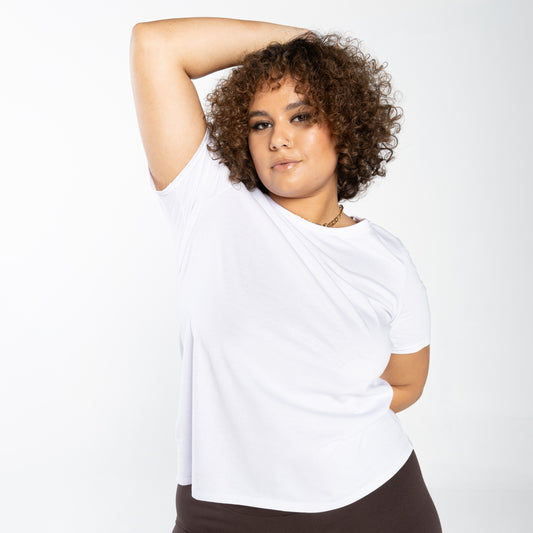 Tech T-Shirt Anti Odor Plus Feminina - Branco