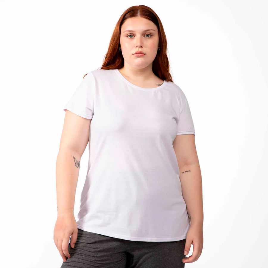 Tech T-shirt Impermeável Plus Feminina - Branco