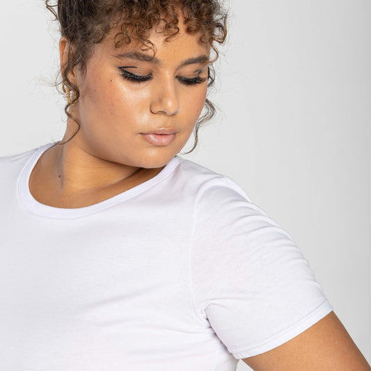 Tech T-shirt Impermeável Plus Feminina - Branco