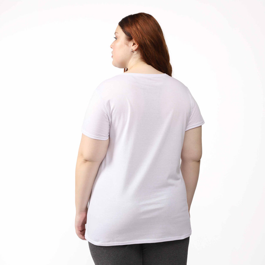 Tech T-shirt Impermeável Plus Feminina - Branco