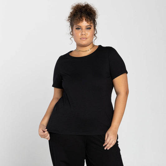 Tech T-shirt Impermeável Plus Feminina - Preto