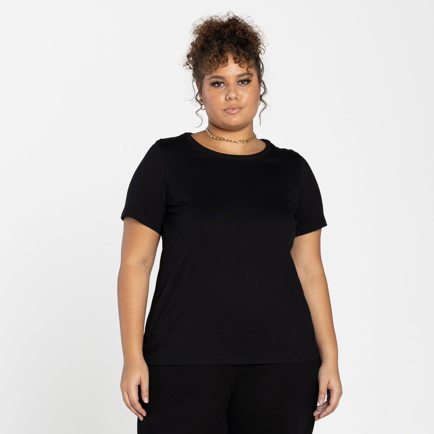 Tech T-shirt Impermeável Plus Feminina - Preto