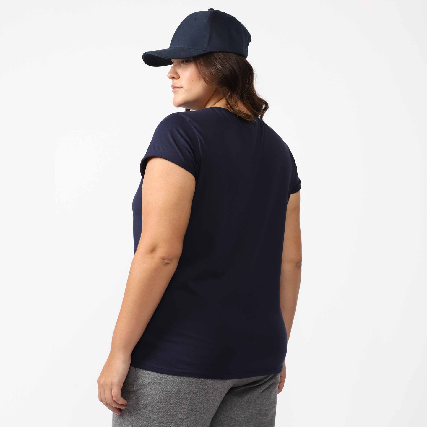 Tech T-shirt Impermeável Plus Feminina - Azul Marinho