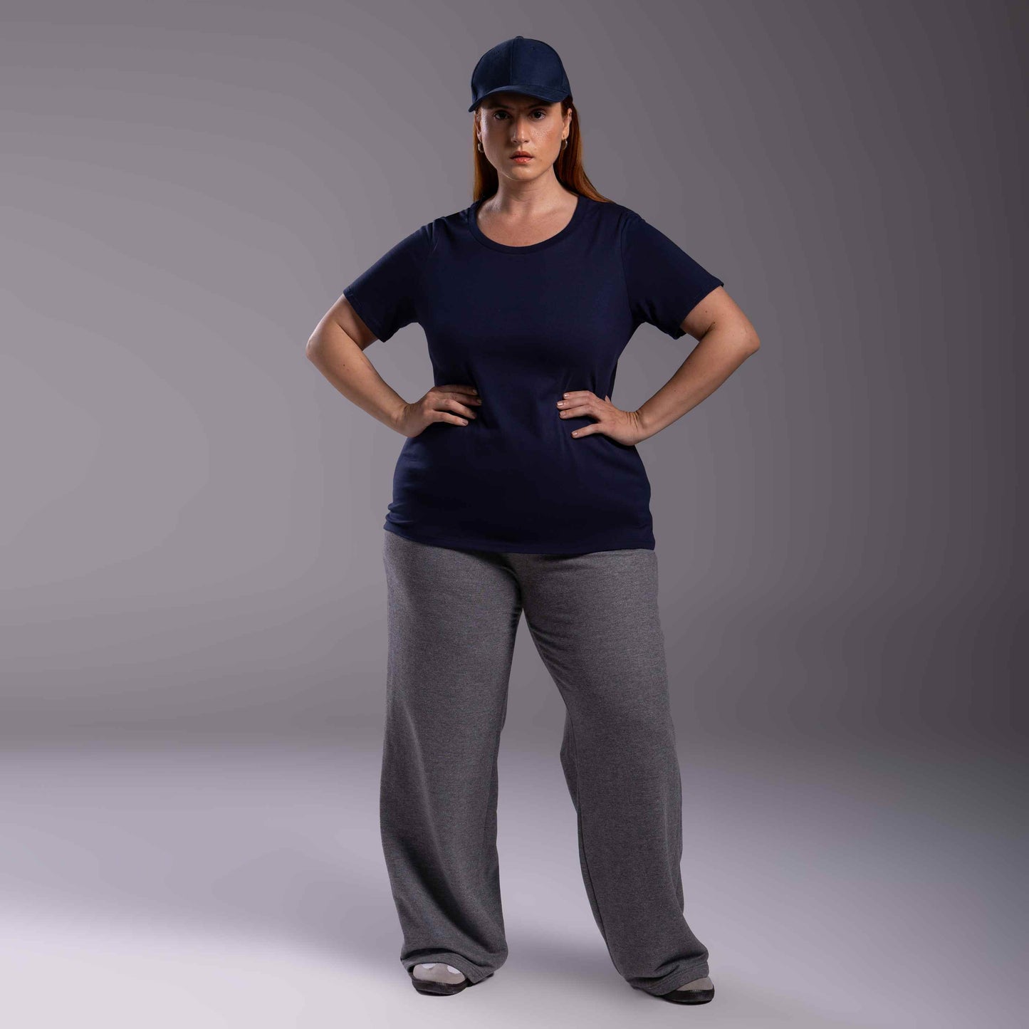 Tech T-shirt Impermeável Plus Feminina - Azul Marinho