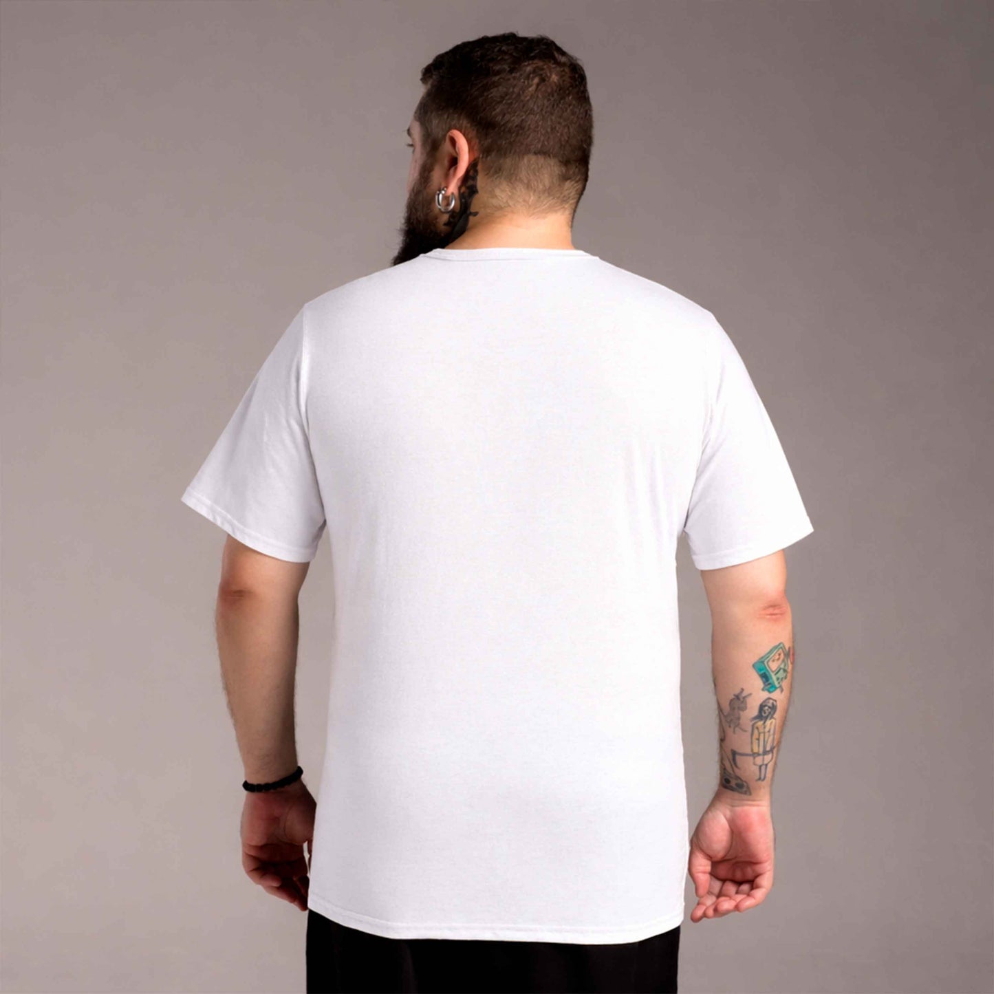Tech T-Shirt Anti Odor Gola V Plus Masculina - Branco
