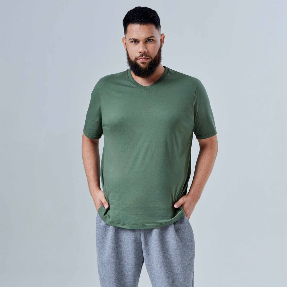 Tech T-Shirt Anti Odor Gola V Plus Masculina - Verde Figo