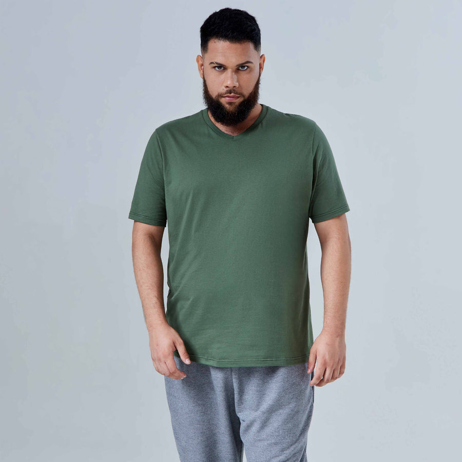 Tech T-Shirt Anti Odor Gola V Plus Masculina - Verde Figo