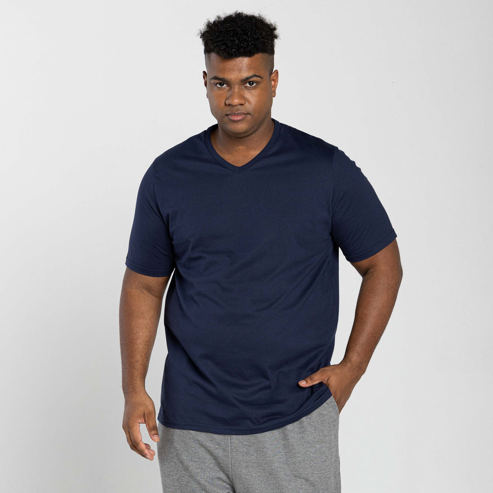 Tech T-Shirt Anti Odor Gola V Plus Masculina - Azul Marinho