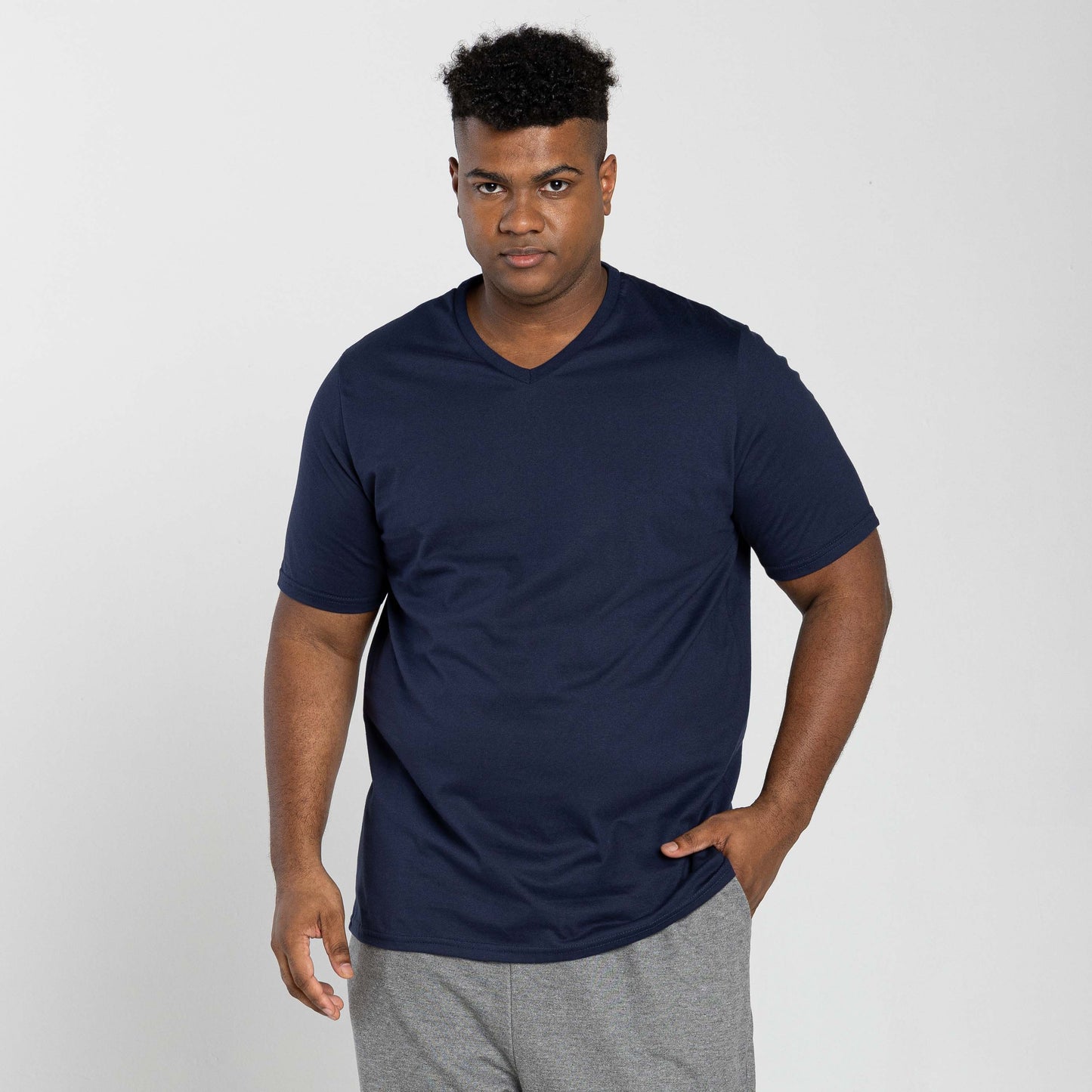 Tech T-Shirt Anti Odor Gola V Plus Masculina - Azul Marinho