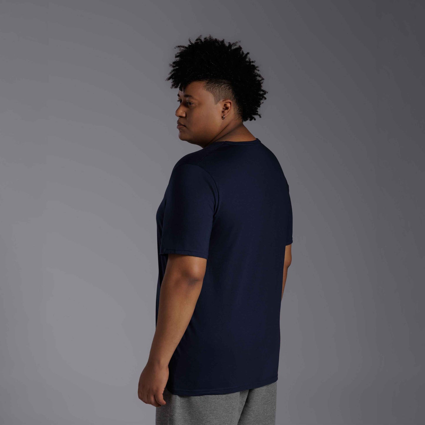 Tech T-Shirt Anti Odor Gola V Plus Masculina - Azul Marinho