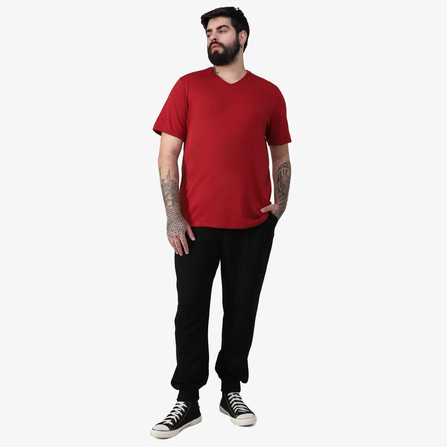 Tech T-Shirt Anti Odor Gola V Plus Masculina - Vermelho Escarlate