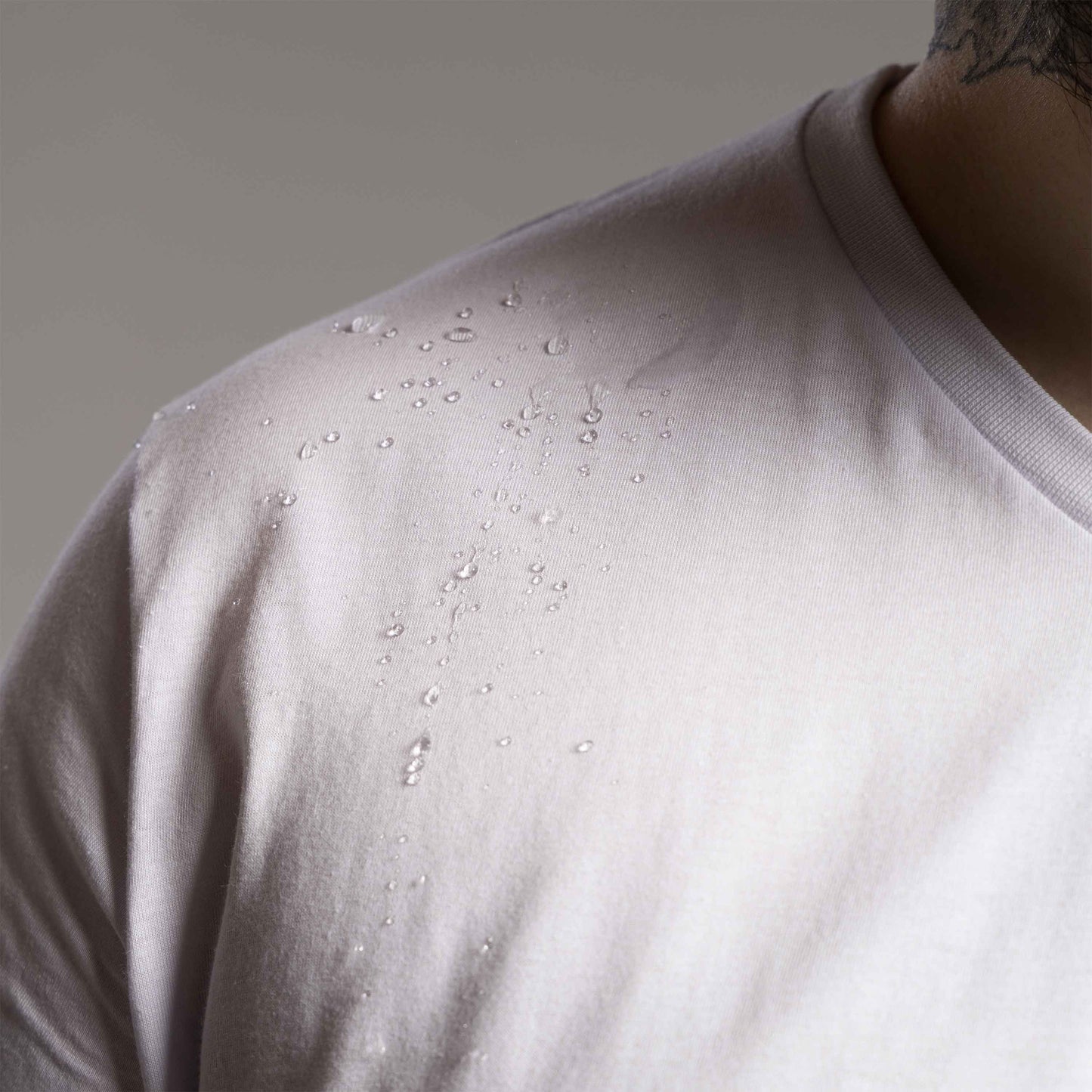 Tech T-Shirt NoLiquid Gola V Plus Masculina - Branco